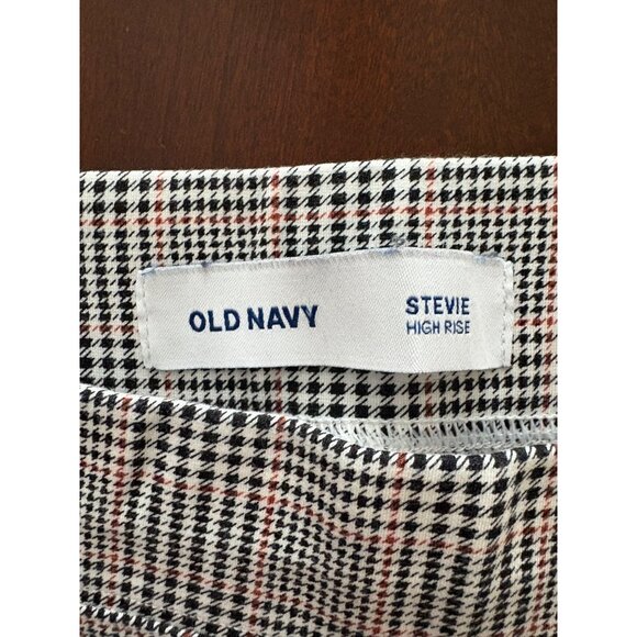 Old Navy Stevie High Rise Plaid Elastic Waist Stretch Knit Legging Pants Size XL - Picture 5 of 12